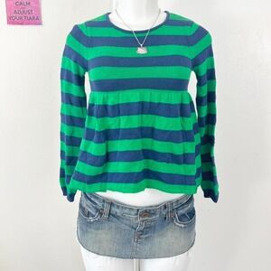 striped y2k babydolll sweater